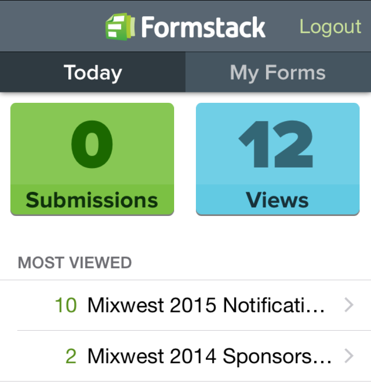 Formstack iPhone App